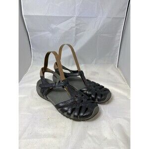 ZIBU Beena Black Casual Active Sandals Womens Size US 9.5 M